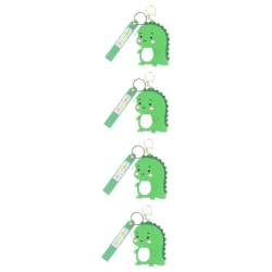 CALLARON 4 Stück Kleines Dinosaurier-Geldbörse Auto-Schlüsselanhänger für Frauen Anhänger Schlüsselanhänger Kinder Geldbörse Geldbörsen kleines Portemonnaie Mini-Geldbörse von CALLARON