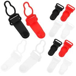 CALLARON 80st Unterwäsche-knopf Sockenklemme Für Damen Verstellbare Strumpfbandschnalle Strumpfgürtelclips Unisex-sockenklemme Riemenverstellclip Sockenclip Mann Plastik Rutschfest Klipp von CALLARON