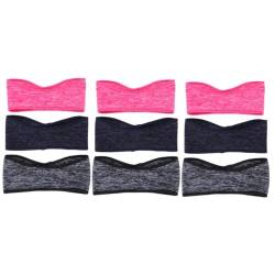 CALLARON 9 Stk Sport Stirnband Dehnbare Stirnbänder Für Frauen Kein Haarband Damen-stirnband Running Stirnband Ohrenwärmer Sportliche Stirnbänder Ohrenschützer Warm Halten Maske Kleinkind von CALLARON