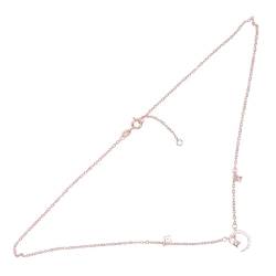 CALLARON Halsanhänger damenhalskette moon necklace Charm-Halskette Halsketten für Frauen Gold eine Halskette Freundschaftskette Halskette mit Schlüsselbeinkette Halsschmuck Mond Zubehör von CALLARON