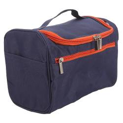 CALLARON Make-up-Organizer-Tasche Kulturbeutel Für Männer Kosmetikkoffer Reisen Tragbare Kleine Kosmetiktasche Aufbewahrungstaschen Mit Reißverschluss Veranstalter Fräulein Oxford-Stoff von CALLARON