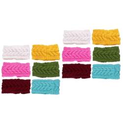 CALLARON Trainingsstirnbänder Für Frauen 12 Stück Gestrickte Woll Stirnbänder Für Mädchen Ohrenwärmer Gestrickte Schals Stirnband Geflochtene Wickel Häkelgarn Miss von CALLARON