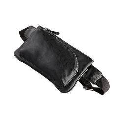 CALLARON männer umhängetasche herrenumhängetasche Brusttasche für Männer Hüfttasche für Männer Gürteltasche PU- eine Schulter Tasche Bauchtasche lässige Tasche Fitness von CALLARON