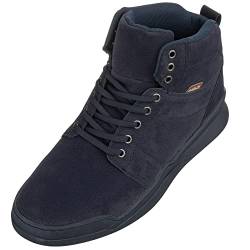 CALTO Herren Invisible Höhensteigernde Elevator Schuhe – Athletic Ankle Top Sneaker Stiefel – 6,6 cm größer, Blau - blau - Größe: 42 1/3 EU von CALTO