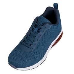CALTO Herren-Schuhe, unsichtbar, höhensteigend, superleicht, sportlich, 6,1 cm größer, blau, 39.5 EU von CALTO