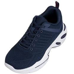 CALTO Herren-Schuhe, unsichtbar, höhensteigend, superleicht, sportlich, 6,6 cm größer, Blau, 39.5 EU von CALTO