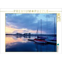 CALVENDO Puzzle CALVENDO Puzzle Boote zur blauen Stunde 1000 Teile Lege-Größe 64 x 48 cm Foto-Puzzle Bild von Bettina Schnittert, 1000 Puzzleteile von CALVENDO