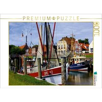 CALVENDO Puzzle CALVENDO Puzzle Fischerhafen Greetsiel, Ostfriesland 1000 Teile Lege-Größe 64 x 48 cm Foto-Puzzle Bild von Lothar Reupert, 1000 Puzzleteile von CALVENDO