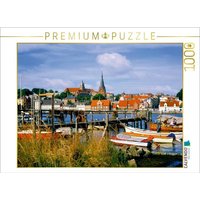 CALVENDO Puzzle CALVENDO Puzzle Fischerhafen und Stadtansicht Flensburg 1000 Teile Lege-Größe 64 x 48 cm Foto-Puzzle Bild von Lothar Reupert, 1000 Puzzleteile von CALVENDO