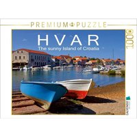 CALVENDO Puzzle CALVENDO Puzzle Hvar - Die sonnige Insel Kroatiens 1000 Teile Lege-Größe 64 x 48 cm Foto-Puzzle Bild von Thomas Polske, 1000 Puzzleteile von CALVENDO