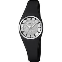 CALYPSO WATCHES Quarzuhr Calypso Damen Uhr K5752/6 Kunststoffband, Damen Armbanduhr rund, Kunststoff, PUarmband schwarz, Fashion von CALYPSO WATCHES