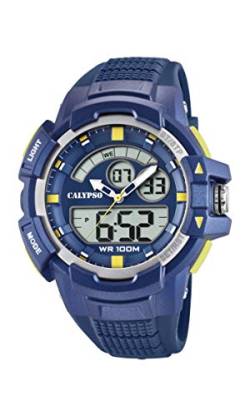 CALYPSO Uhr Für Herren K5767/2 Street Style Multi Silikon Case BlauSilikon Band von CALYPSO