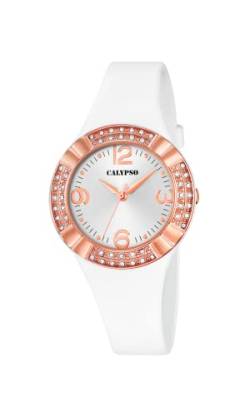 Calypso Damen Analog Quarz Uhr mit Plastik Armband K5659/1 von CALYPSO