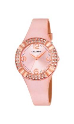 Calypso Damen Analog Quarz Uhr mit Plastik Armband K5659/2 von CALYPSO