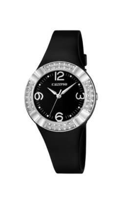 Calypso Damen Analog Quarz Uhr mit Plastik Armband K5659/4 von CALYPSO