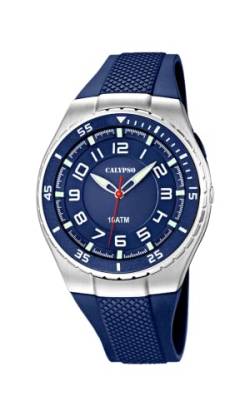Calypso Herren Analog Quarz Uhr mit Kunststoff Armband K6063/2 von CALYPSO