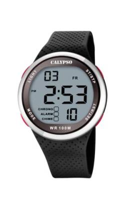 Calypso Herren Digital Quarz Uhr mit Kunststoff Armband K5785/4 von CALYPSO