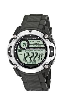 Calypso Jungen Chronograph Quarz Uhr mit Silikon Armband K5577/1 von CALYPSO
