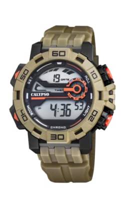 Calypso Jungs Digital Gesteppte Daunenjacke Uhr mit Kunststoff Armband K5809/3 von CALYPSO