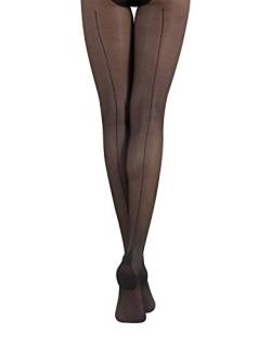 | 20 DEN VINTAGE STRUMPFHOSE MIT BEINNAHT | SCHWARZ | S, M, L, XL | ITALIAN HOSIERY | (L, Schwarz) von CALZITALY