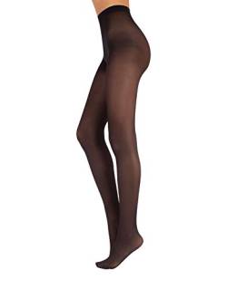 | BALLETT UND TANZ STRUMPFHOSEN FÜR FRAUEN | 40 DEN | ROSA, HAUTFARBE (BEIGE), SCHWARZ | XS, S, M, L, XL | ITALIAN HOSIERY | (L, Schwarz) von CALZITALY