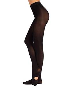 CALZITALY | BALLETT STRUMPFHOSEN FÜR FRAUEN | 80 DEN | ROSA | S, M, L | ITALIAN HOSIERY | (M, Schwarz) von CALZITALY