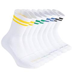 CALZITALY PACK 2-3 - 4 PAAR Tennissocken Unisex, Padel Running Crossfit Fitness, Atmungsaktiv & Polsterung, Sportsocken für Herren & Damen | MADE IN ITALY (39-42, 4 Paare - Asa) von CALZITALY