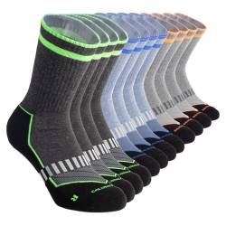 CALZITALY PACK 2-3-6 Knöchelhohe Sportsocken, Kurze Laufsocken, Atmungsaktiv & Polsterung, Sneaker Baumwolle Socken, Tennissocken, MADE IN ITALY (35-38, 6 Paare: Blau+Orange+Grün) von CALZITALY