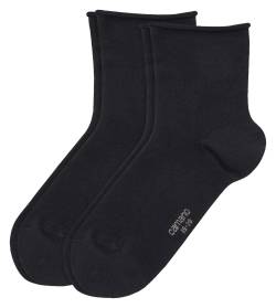 Camano Damen Quarter Socken Cotton Fine 2er Pack von CAMANO