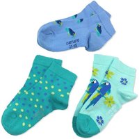 Camano Sneakersocken CA3839 (Packung, 3-Paar, 3 Paar) Kinder Socken Jungen Mädchen Baumwolle Quarter-Socken Sneakersocken von CAMANO