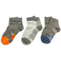 Camano Sneakersocken CA3843 (Packung, 3-Paar, 3 Paar) Kinder Socken Jungen Mädchen Baumwolle Quarter-Socken Sneakersocken von CAMANO