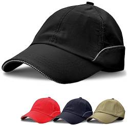 CAPCOOL Baseball Cap Herren Damen [100% UV-Schutz] verstellbar Kappe Herren Cap Basecap Herren Cap Damen einfarbig atmungsaktiv Unisex versch. Größen/Farben Sommer/Winter Basecap Damen Kappe Damen von CAPCOOL