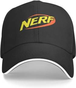 Baseballkappe Hip Hop Sonnenhut Nerf Classic Logo Baseballkappe Sportkappen Herrenkappen Trucker-Hüte für Männer Frauen von CAPHATMC