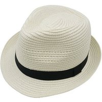 CAPO Sonnenhut Strohhut Trilby Hutband, Lochmuster von CAPO