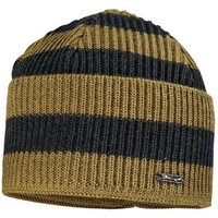 CAPO Strickmütze CAPO-STEF CAP short cap, stripes, turn up Made in Germany von CAPO