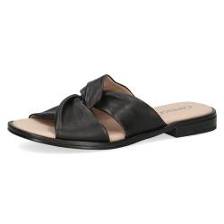 CAPRICE Damen Pantoletten aus Leder Bequem, Schwarz (Black Nappa), 37 EU von CAPRICE