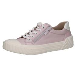 CAPRICE Damen Sneaker flach aus Leder mit Reißverschluss, Rosa (Lt.Purple Comb), 39 EU von CAPRICE