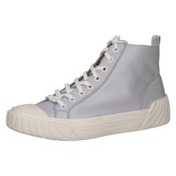 CAPRICE Damen Sneaker hoch aus Leder zum Schnüren, Grau (Lt.Blue Perl), 37 EU von CAPRICE