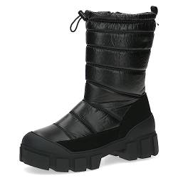 CAPRICE Damen Winterstiefel mit Absatz Climotion Gefüttert Plateau Weite G, Schwarz (Black Comb), 39 EU von CAPRICE