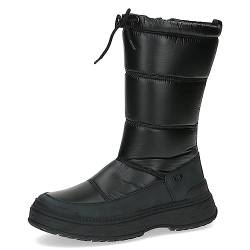 CAPRICE Damen Winterstiefel ohne Absatz Airmotion mit Schnürung Gefüttert Weite G, Schwarz (Black Comb), 40 EU von CAPRICE