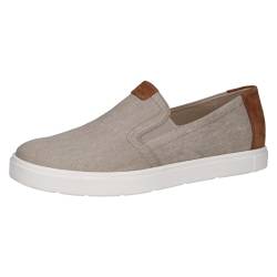 CAPRICE Herren Slipper aus Leder ohne Schnürsenkel, Grau (Lt.Grey Comb), 42 EU von CAPRICE