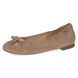 Caprice Damen 9-9-22112-20 Ballerina, Desert Suede, 38 EU von CAPRICE