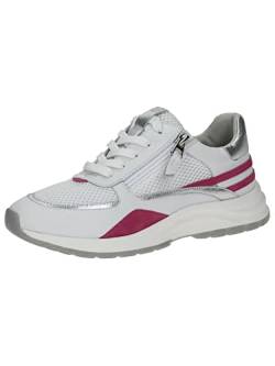 Caprice Damen 9-9-23710-20 Sneaker, White/Fuchsia, 40 EU von CAPRICE