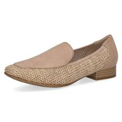 Caprice Damen Slipper Elegant Flach, Braun (Bark Comb), 42 von CAPRICE