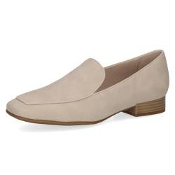 Caprice Damen Slipper Flach Elegant, Braun (Taupe Suede), 36 von CAPRICE