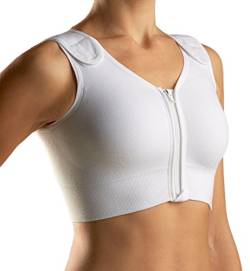 CAREFIX "Sophia Front Close Post-Op Compression Surgical Vest #3342 - White - von CAREFIX