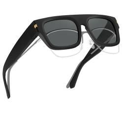 CARFIA Herren & Damen Sonnenbrillen, UV400 Polarisierte Überbrille für Brillenträger, Leicht und geeignet für das Autofahren CF7527 von CARFIA