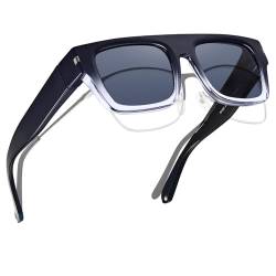 CARFIA Herren & Damen Sonnenbrillen, UV400 Polarisierte Überbrille für Brillenträger, Leicht und geeignet für das Autofahren CF7527 von CARFIA