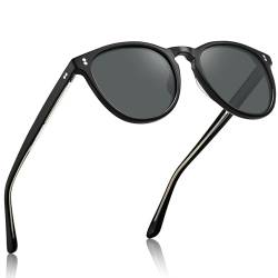 CARFIA Schicke Herren Damen Sonnenbrille Polarisierte UV Schutz Brille mit Schlüssellochdesign Nasensteg CA 2307 4171 von CARFIA