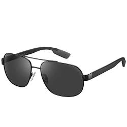 CARFIA Sonnenbrille Herren Polarisierte Sportbrille Fahrenbrillen mit Metallrahmen CA5377 von CARFIA